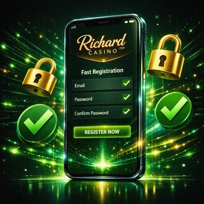 Quick registration and secure account setup